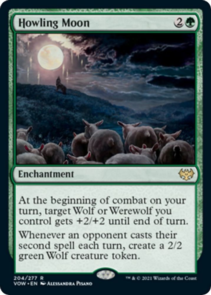 Howling Moon · 204 · Innistrad: Crimson Vow · Non-foil