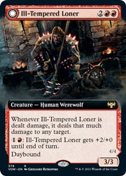 Ill-Tempered Loner (Extended Art) · 378 · Innistrad: Crimson Vow · Foil