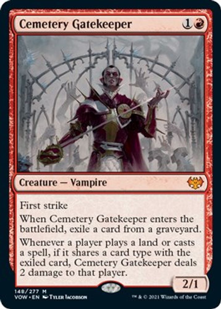 Cemetery Gatekeeper · 148 · Innistrad: Crimson Vow · Non-foil