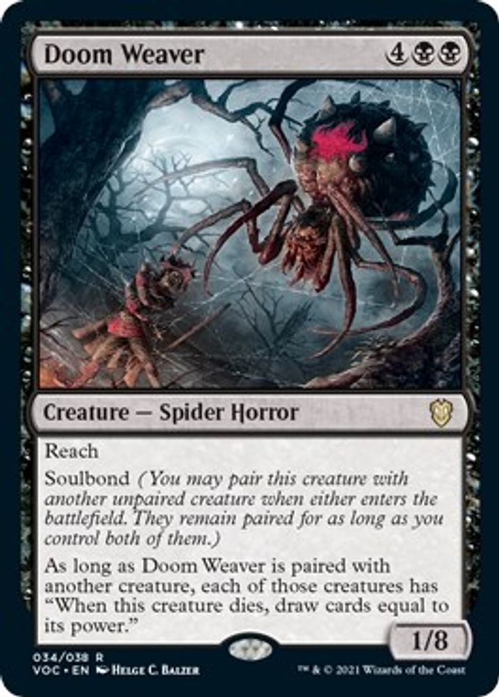 Doom Weaver · 34 · Commander: Innistrad: Crimson Vow · Non-foil