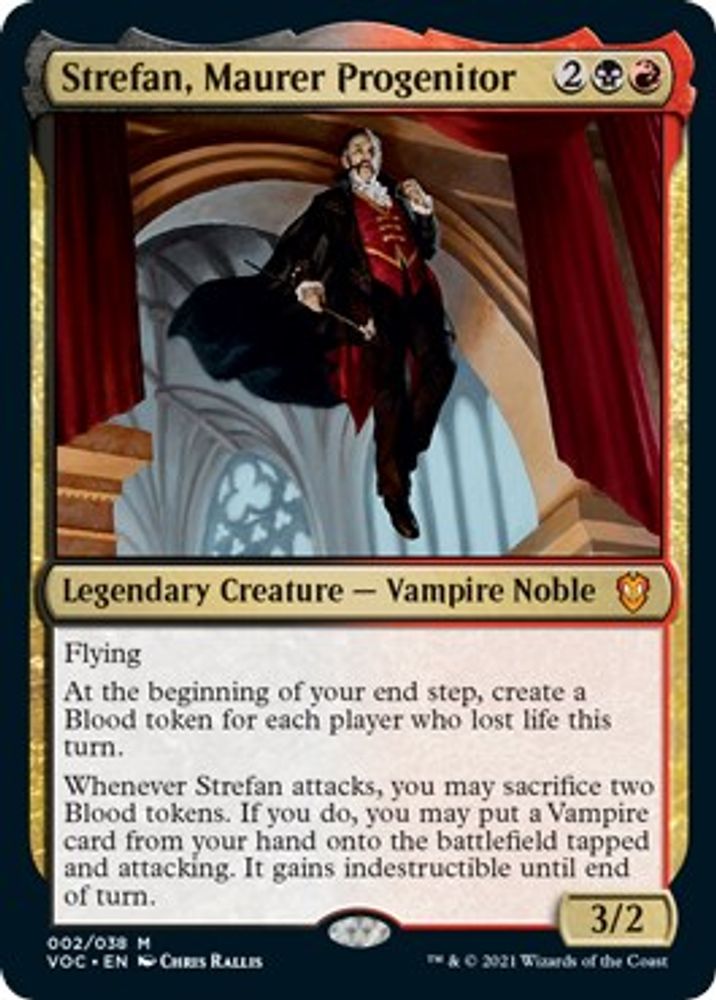 Strefan, Maurer Progenitor · 2 · Commander: Innistrad: Crimson Vow · Non-foil