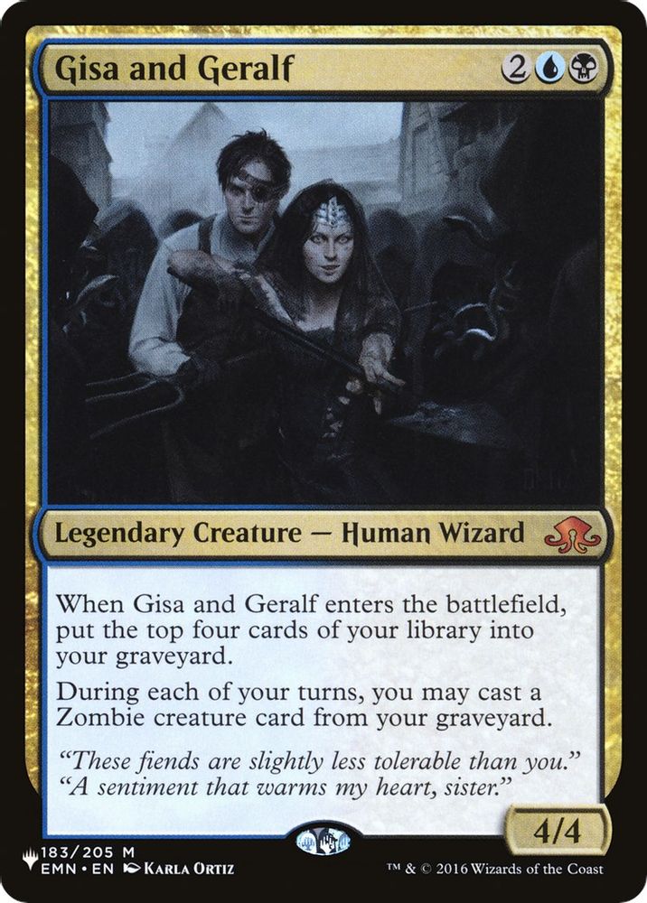 Gisa and Geralf · 183/205 · PLST · Non-foil