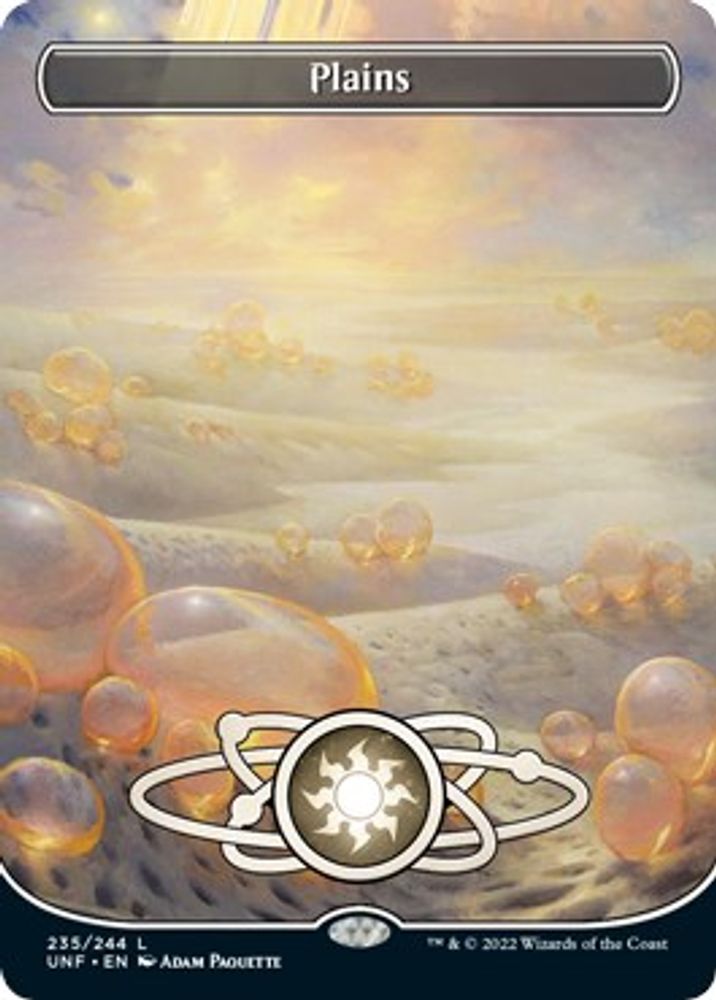 Plains (235) (Borderless) · 235 · Unfinity · Foil