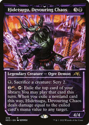 Hidetsugu, Devouring Chaos (Showcase) · 378 · Kamigawa: Neon Dynasty · Non-foil