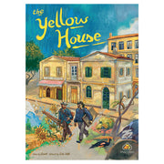 The Yellow House - Colorful illustrated card game box titled "The Yellow House" featuring two men walking near a yellow two-story house against