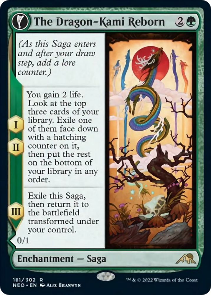 The Dragon-Kami Reborn · 181 · Kamigawa: Neon Dynasty · Non-foil