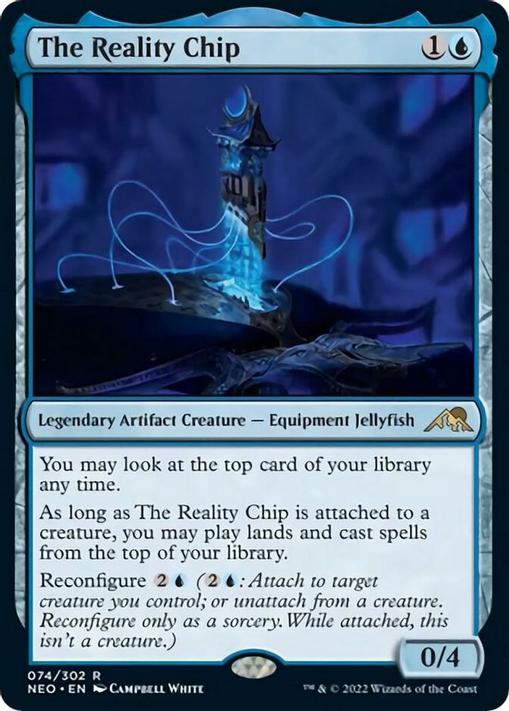 The Reality Chip · 74 · Kamigawa: Neon Dynasty · Non-foil