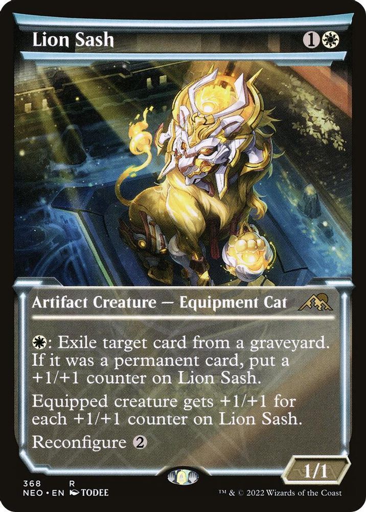 Lion Sash (Showcase) · 368 · Kamigawa: Neon Dynasty · Non-foil