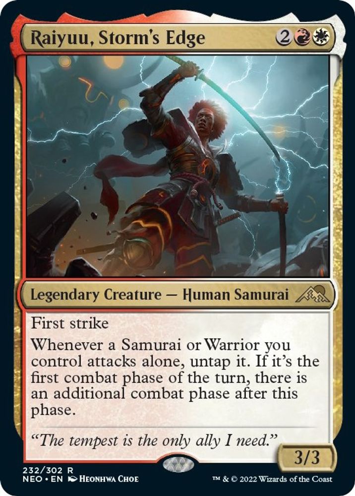 Raiyuu, Storm's Edge · 232 · Kamigawa: Neon Dynasty · Non-foil