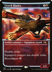Lizard Blades (Showcase) · 385 · Kamigawa: Neon Dynasty · Non-foil