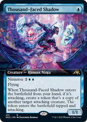 Thousand-Faced Shadow (Extended Art) · 451 · Kamigawa: Neon Dynasty · Non-foil