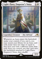 Light-Paws, Emperor's Voice · 25 · Kamigawa: Neon Dynasty · Non-foil