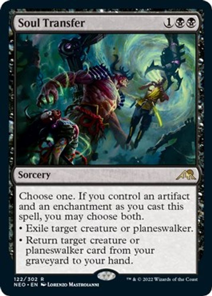 Soul Transfer · 122 · Kamigawa: Neon Dynasty · Non-foil