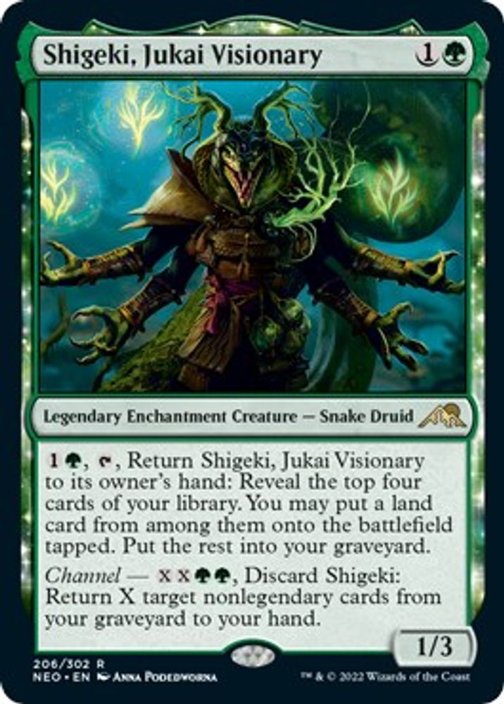 Shigeki, Jukai Visionary · 206 · Kamigawa: Neon Dynasty · Non-foil