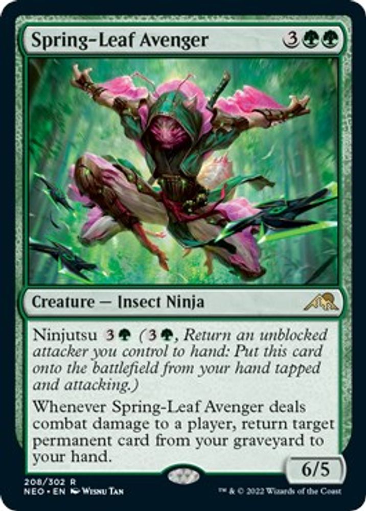 Spring-Leaf Avenger · 208 · Kamigawa: Neon Dynasty · Non-foil