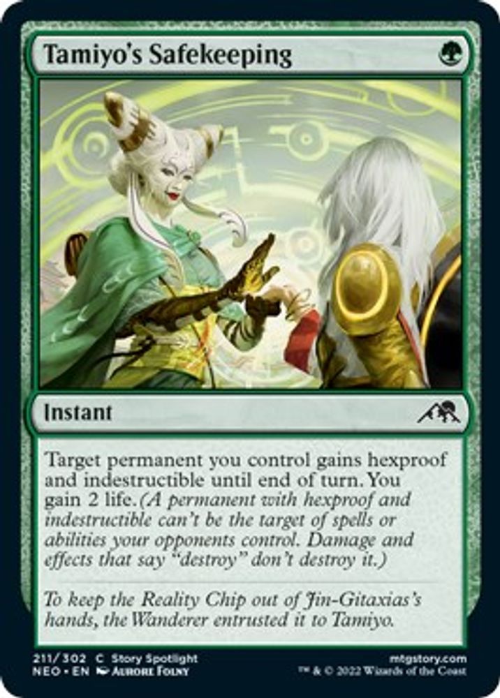 Tamiyo's Safekeeping · 211 · Kamigawa: Neon Dynasty · Non-foil
