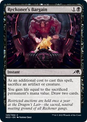 Reckoner's Bargain · 120 · Kamigawa: Neon Dynasty · Foil