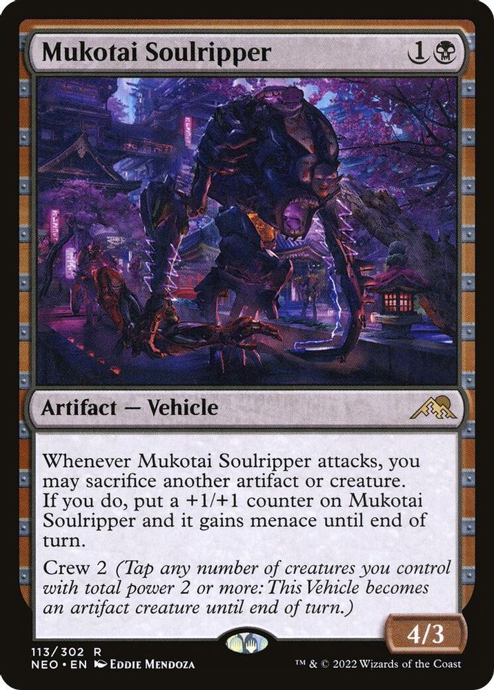 Mukotai Soulripper · 113 · Kamigawa: Neon Dynasty · Non-foil