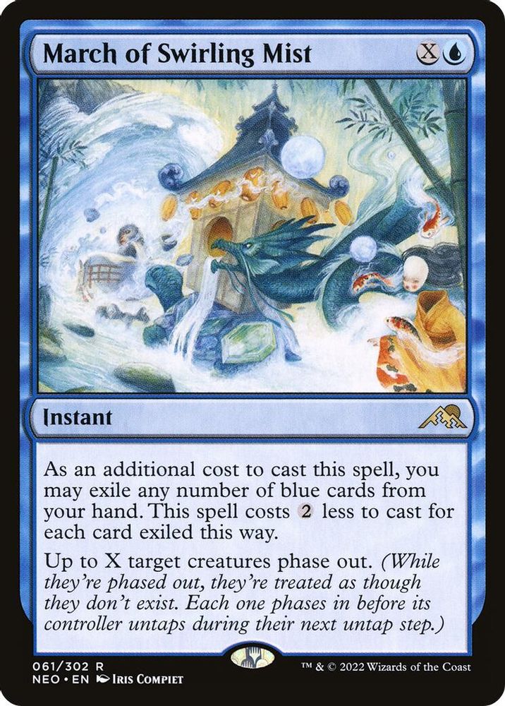 March of Swirling Mist · 61 · Kamigawa: Neon Dynasty · Non-foil