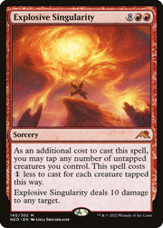 Explosive Singularity · 140 · Kamigawa: Neon Dynasty · Foil