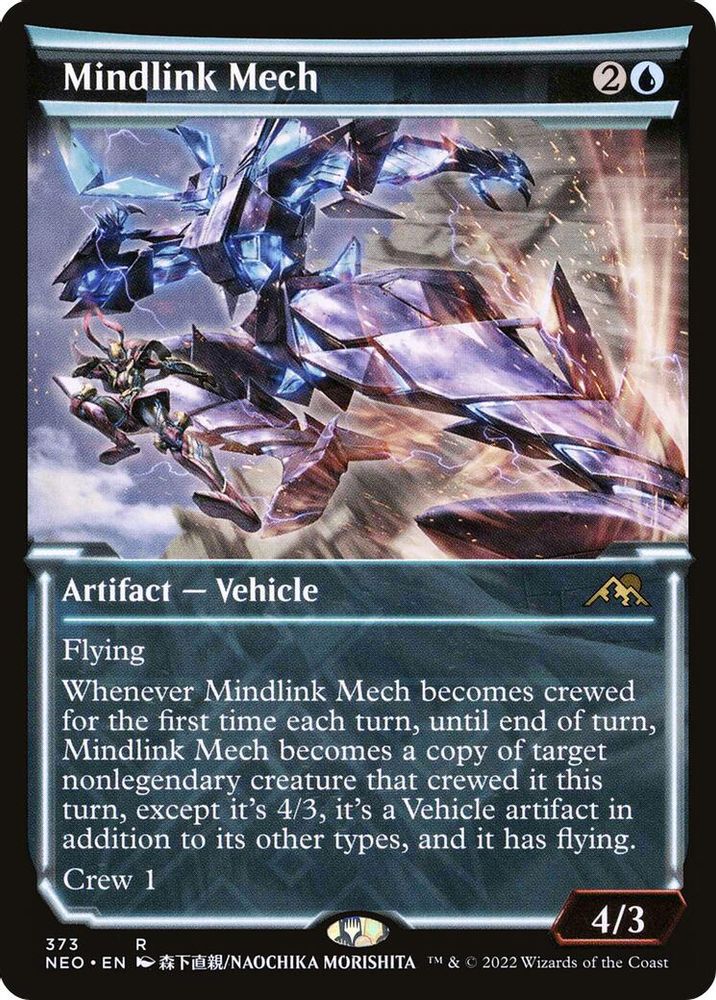 Mindlink Mech (Showcase) · 373 · Kamigawa: Neon Dynasty · Foil