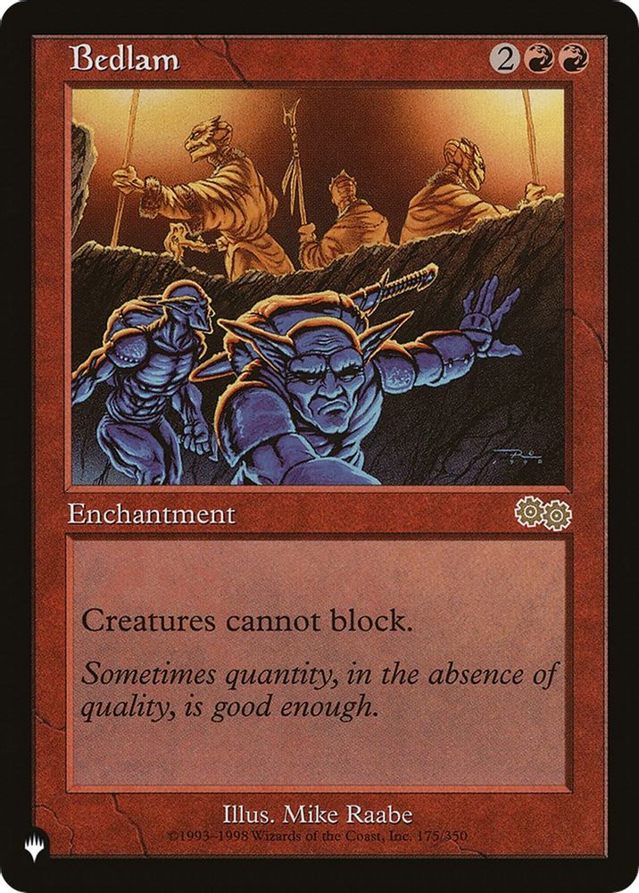 Bedlam · 175/350 · PLST · Non-foil