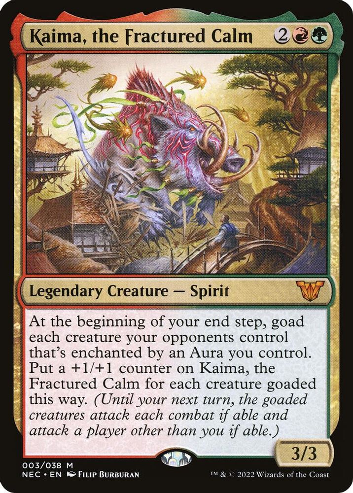 Kaima, the Fractured Calm · 3 · Commander: Kamigawa: Neon Dynasty · Non-foil