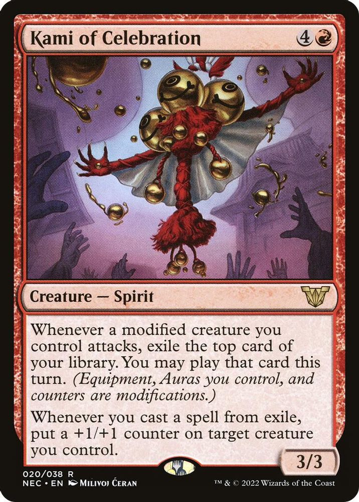 Kami of Celebration · 20 · Commander: Kamigawa: Neon Dynasty · Non-foil