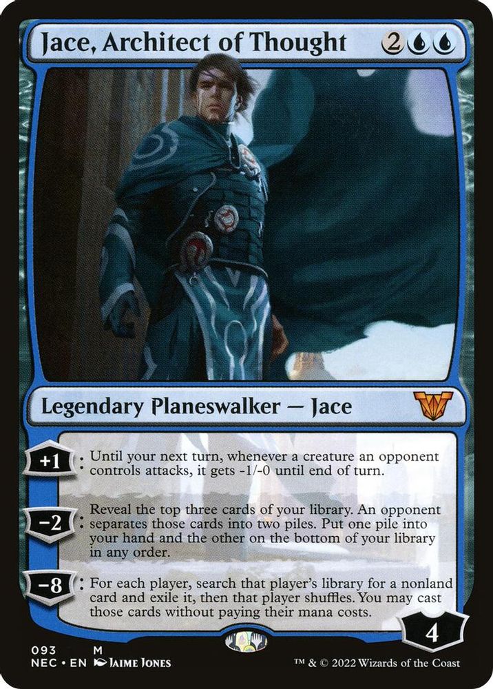 Jace, Architect of Thought · 93 · Commander: Kamigawa: Neon Dynasty · Non-foil