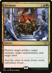 Decimate · 137 · Commander: Kamigawa: Neon Dynasty · Non-foil