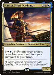 Hanna, Ship's Navigator · 139 · Commander: Kamigawa: Neon Dynasty · Non-foil