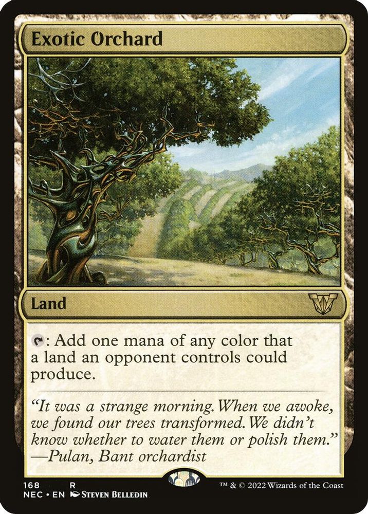 Exotic Orchard · 168 · Commander: Kamigawa: Neon Dynasty · Non-foil