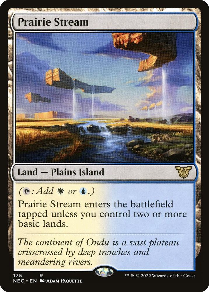 Prairie Stream · 175 · Commander: Kamigawa: Neon Dynasty · Non-foil