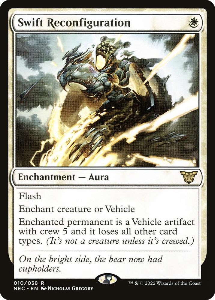 Swift Reconfiguration · 10 · Commander: Kamigawa: Neon Dynasty · Non-foil