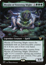 Myojin of Towering Might (Extended Art) · 68 · Commander: Kamigawa: Neon Dynasty · Non-foil