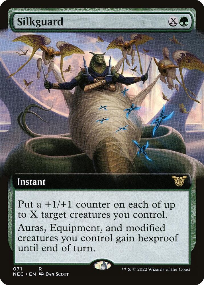 Silkguard (Extended Art) · 71 · NEC · Non-foil