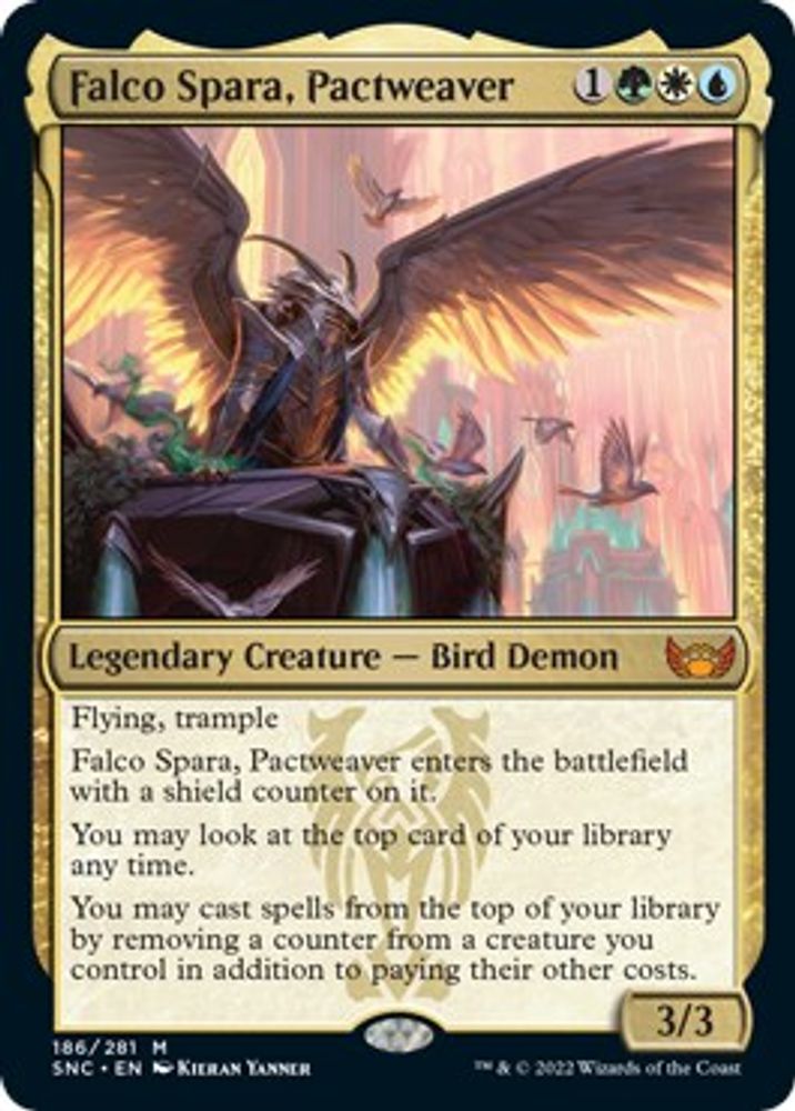 Falco Spara, Pactweaver · 186 · Streets of New Capenna · Non-foil