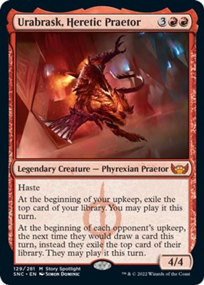Urabrask, Heretic Praetor · 129 · Streets of New Capenna · Non-foil