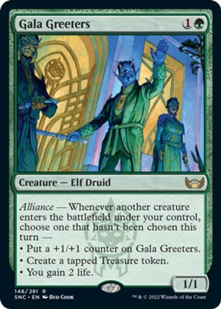 Gala Greeters · 148 · Streets of New Capenna · Non-foil