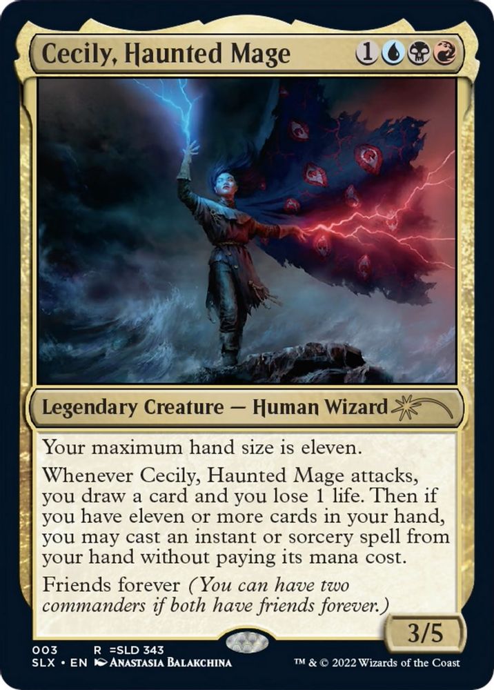 Cecily, Haunted Mage · 3 · SLX Cards · Non-foil