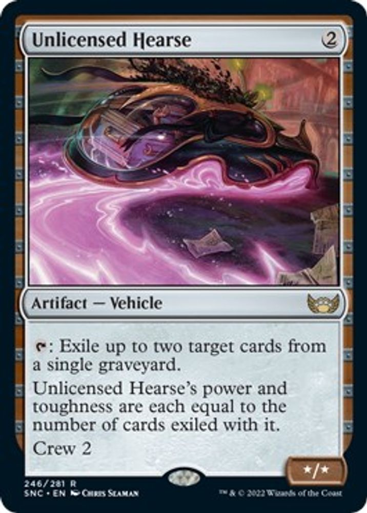 Unlicensed Hearse · 246 · Streets of New Capenna · Non-foil