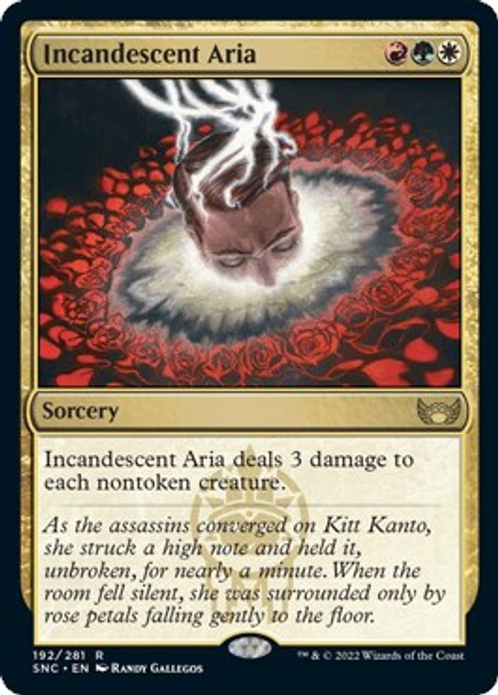 Incandescent Aria · 192 · Streets of New Capenna · Non-foil