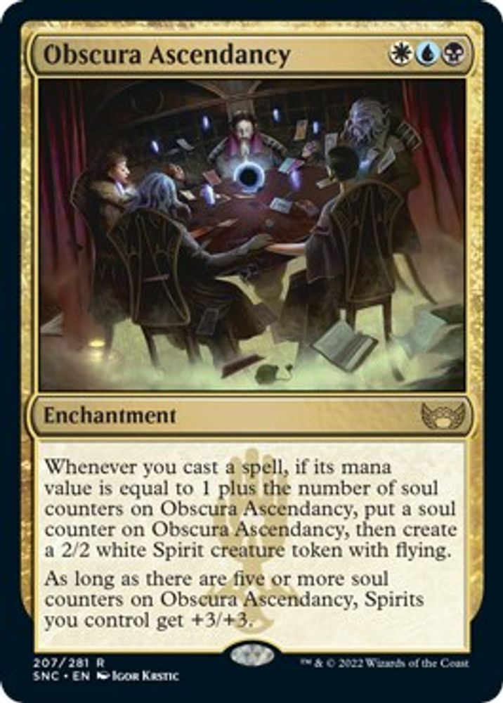 Obscura Ascendancy · 207 · Streets of New Capenna · Foil