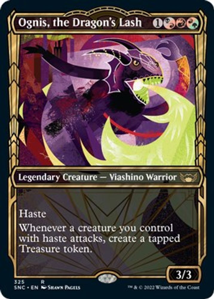 Ognis, the Dragon's Lash (Showcase) · 325 · SNC · Foil
