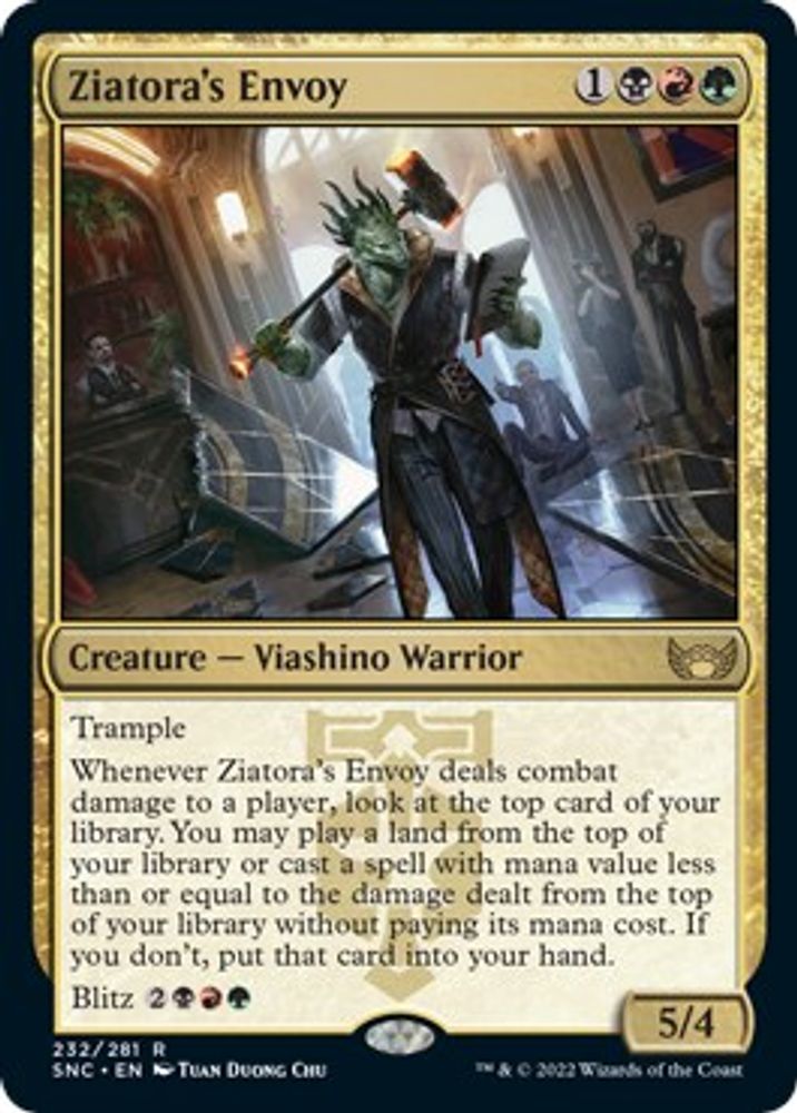 Ziatora's Envoy · 232 · Streets of New Capenna · Non-foil