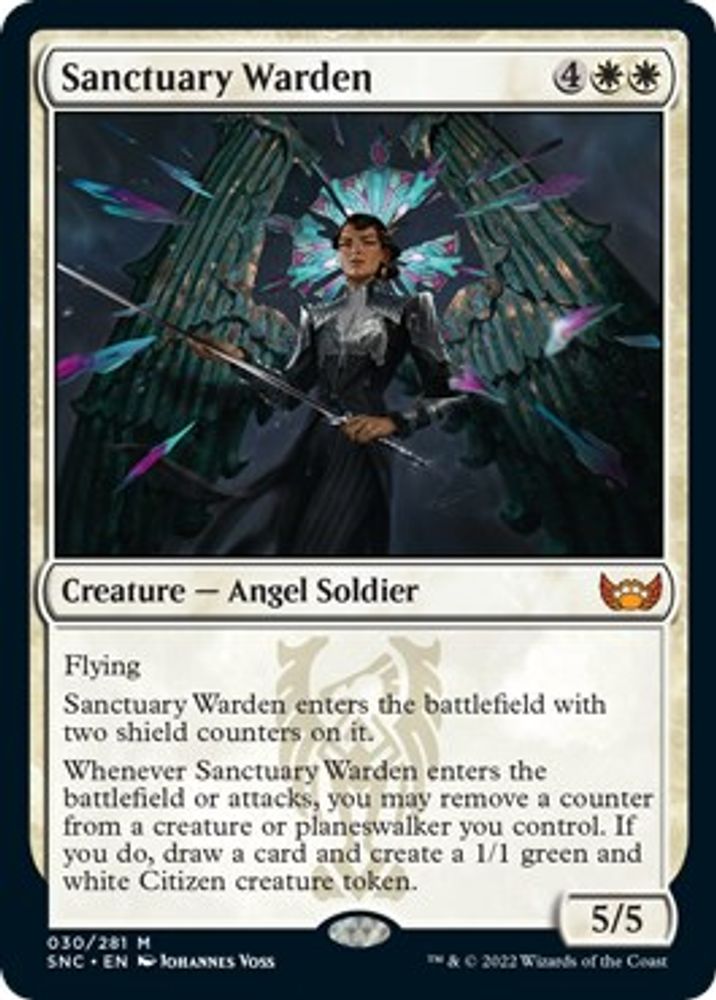 Sanctuary Warden · 30 · Streets of New Capenna · Non-foil