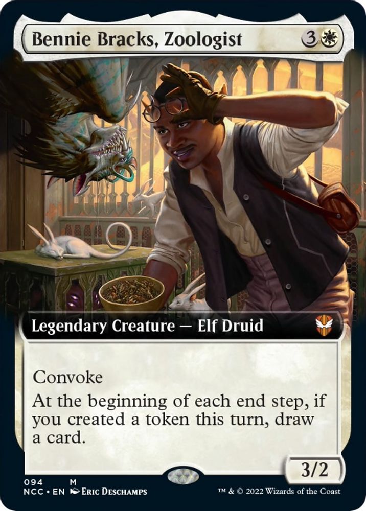 Bennie Bracks, Zoologist (Extended Art) · 94 · Commander: Streets of New Capenna · Foil