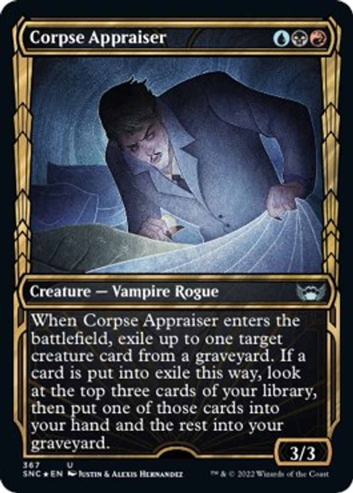 Corpse Appraiser · 367 · Streets of New Capenna · Gilded Foil
