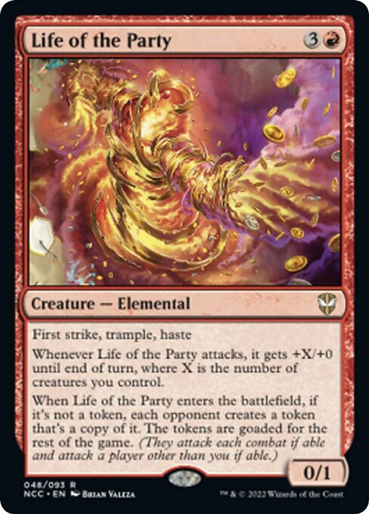 Life of the Party · 48 · Commander: Streets of New Capenna · Non-foil
