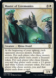 Master of Ceremonies · 18 · Commander: Streets of New Capenna · Non-foil